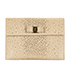 Salvatore Ferragamo Bow and Starts Clutch, front view